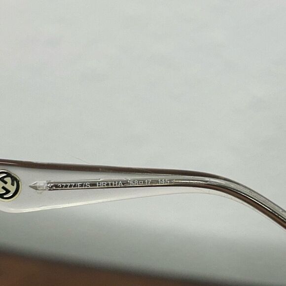 GUCCI Sunglasses GG3777/F/S HRTHA Brown Tortoiseshell Silver 58□17 145 - Picture 8 of 10